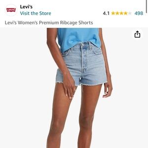 Levi’s Ribcage Shorts Size 27 - Super High Rise